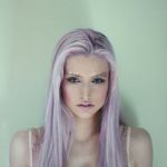 lila haarfarben fuer langhaarfrisuren trends